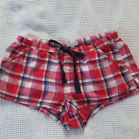 Flannel Sleep Shorts Clearance Sale, UP 